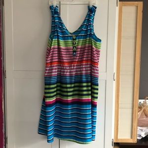 Colorful Striped Dress
